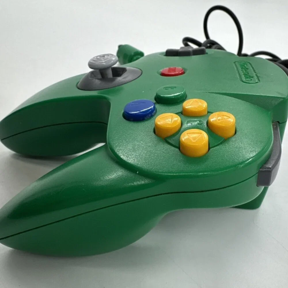 Nintendo N64 Green Controller NUS-005 Wired *Loose Stick* UNTESTED